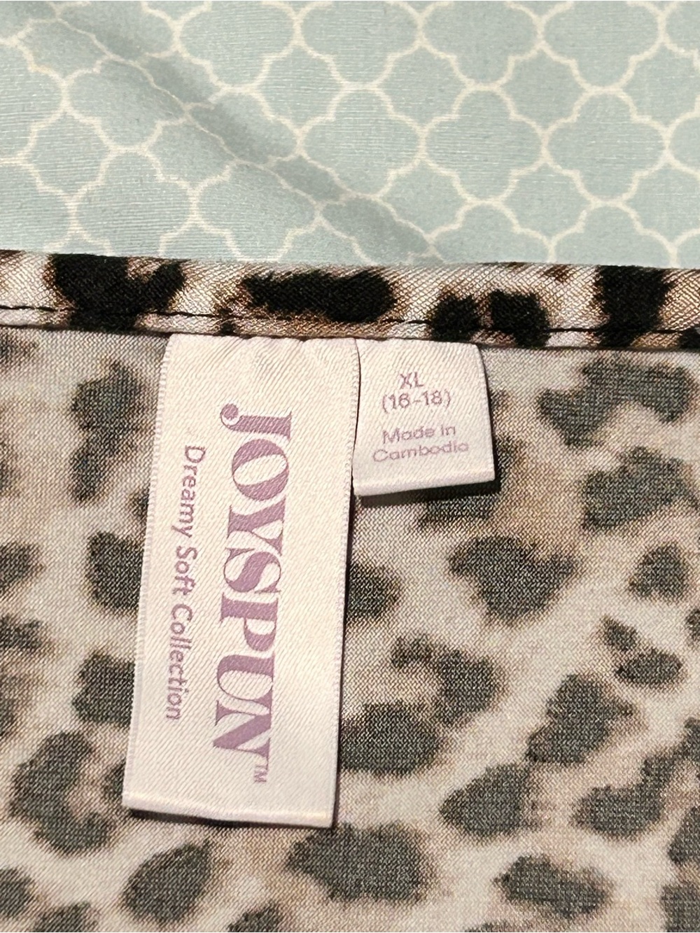 Chemise Nightgown Lot - Leopard + Floral/Tropical Prints - Picture 8 of 16